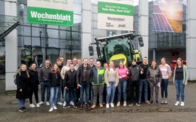 Auszubildende besuchen regionale Leitmesse für Landwirtschaft