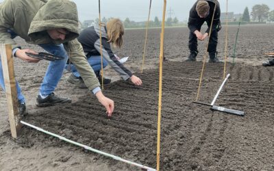 Landwirtschaftliche Auszubildende starten Projekt „Wintergerste“