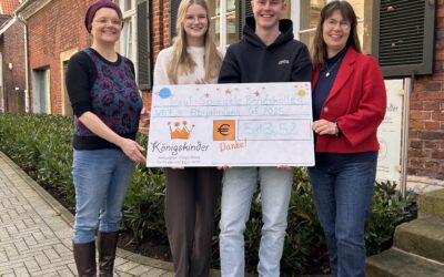 Spendenübergabe an ambulanten Kinder- und Jugendhospizdienst „Königskinder“