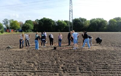 Landwirtschaftliche Auszubildende starten Getreideanbau-Projekt